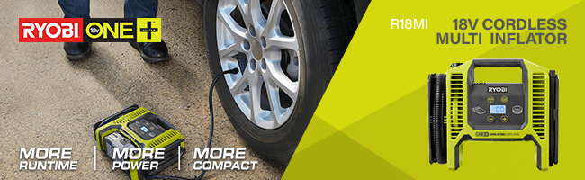 Ryobi R18MI ONE+ 18v Cordless Multi Air Inflator Mini Compressor