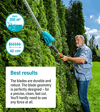 Gardena THS 42 P4A 18v Cordless Telescopic Hedge Trimmer 420mm Hedge Trimmers