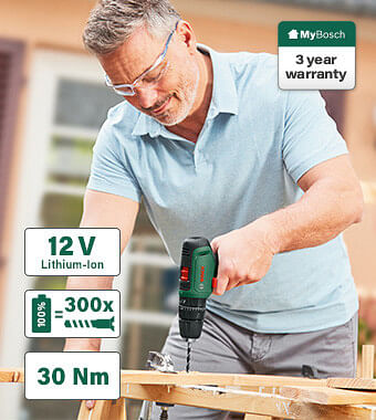 Bosch EASYIMPACT 1200 12v Cordless Combi Drill Combi Drills