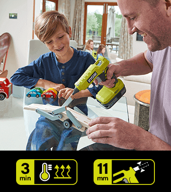Ryobi R18GLU ONE+ 18v Cordless Glue Gun Glue Guns