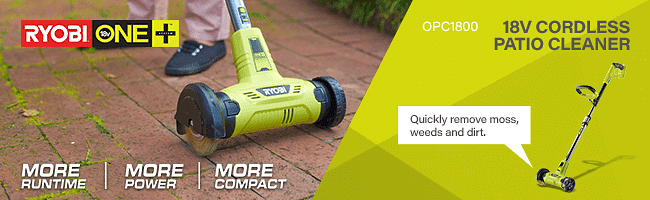 18V ONE+ OUTDOOR PATIO CLEANER - RYOBI Tools