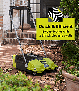Ryobi R18SW3 ONE 18v Cordless Devour Floor Sweeper Floor Sweepers