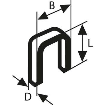 Bosch Type 55 Staple Resin Coated