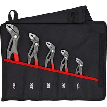 Knipex 19 55 5 Piece Cobra Hightech Water Pump Plier Set