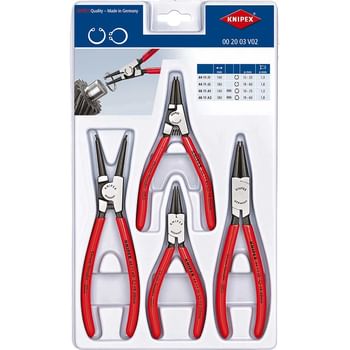 Knipex 4 Piece Circlip Pliers Set