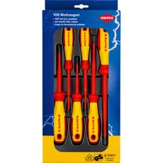 Knipex 6 Piece VDE Insulated Screwdriver Set Knipex 6 Piece VDE Insulated Screwdriver Set