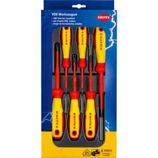 Knipex 6 Piece VDE Insulated Screwdriver Set Knipex 6 Piece VDE Insulated Screwdriver Set