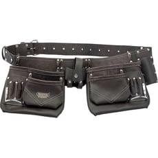 Draper Expert Double Oil Tanned Leather Tool Pouch and Belt Draper Expert Double Oil Tanned Leather Tool Pouch and Belt