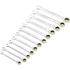 Draper Expert 12 Piece Hi-Torq Ratchet Combination Spanner Set