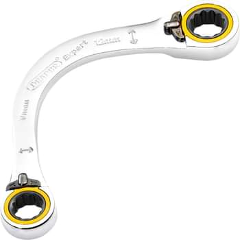 Draper Expert Hi Torq Double Ring Ratchet Half Moon Spanner Price Comparisons | Compare The Build