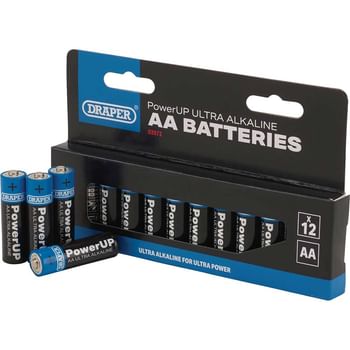 Draper Powerup Ultra Alkaline AA Batteries