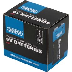 Draper Powerup Ultra Alkaline 9v Batteries