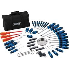 Draper 100 Piece Screwdriver and Bit Set Draper 100 Piece Screwdriver and Bit Set