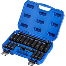 Draper HI TORQ 19 Piece 1/2" Drive Deep Hexagon Impact Socket Set