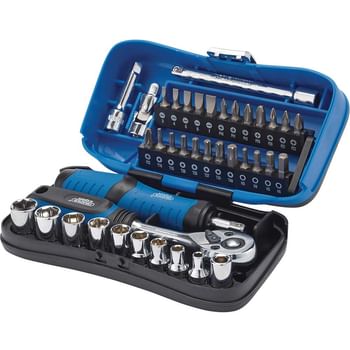 Draper Expert 39 Piece 1/4" Drive Socket and Screwdriver Bit Set