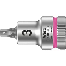 Wera 8740 B HF Zyklop 3/8" Drive Hexagon Socket Bit Metric Wera 8740 B HF Zyklop 3/8" Drive Hexagon Socket Bit Metric