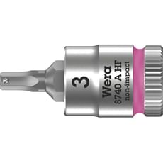 Wera 8740 A HF Zyklop 1/4" Drive Hexagon Socket Bit Metric Wera 8740 A HF Zyklop 1/4" Drive Hexagon Socket Bit Metric
