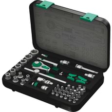Wera 8100 SA4 Zyklop 41 Piece 1/4" Drive Socket Set Wera 8100 SA4 Zyklop 41 Piece 1/4" Drive Socket Set