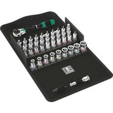 Wera 8100 SA 1/4 Drive All-In Zyklop Speed Ratchet 42 Piece Set Wera 8100 SA 1/4 Drive All-In Zyklop Speed Ratchet 42 Piece Set