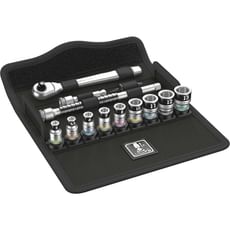 Wera Zyklop 13 Piece 1/4" Drive Slim Ratchet Socket Set