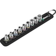 Wera 8790 HMA 9 Piece 1/4 Drive Zyklop Socket Set Wera 8790 HMA 9 Piece 1/4 Drive Zyklop Socket Set