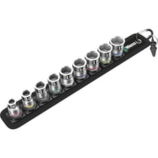 Wera 9 Piece 3/8" Drive Zyklop Socket Set