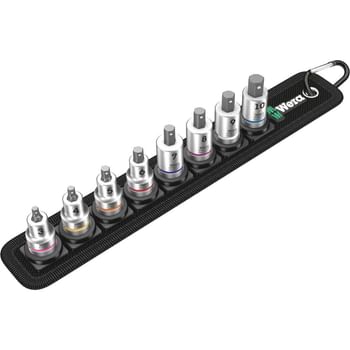 Wera 9 Piece 3/8 Drive Zyklop 2 In-Hex HF Bit Socket Set
