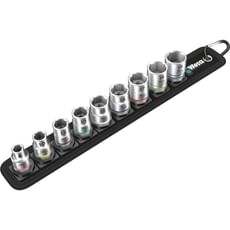 Wera 9 Piece 3/8 Drive Zyklop Socket Set