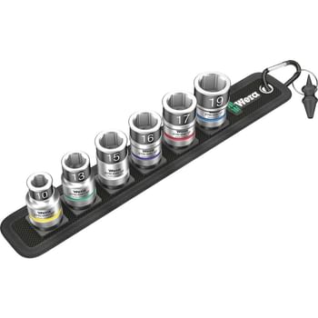 Wera 6 Piece 1/2 Drive Zyklop Bolt Holding Socket Set