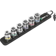 Wera 6 Piece 1/2 Drive Zyklop Bolt Holding Socket Set Wera 6 Piece 1/2 Drive Zyklop Bolt Holding Socket Set