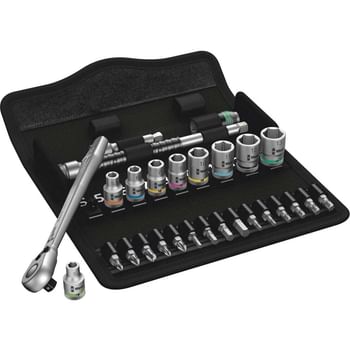 Wera 8100 SA8 Zyklop 28 Piece 1/4" Drive Socket and Bit Set