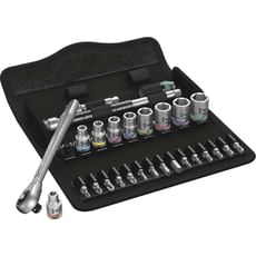 Wera 8100 SA10 Zyklop 28 Piece 1/4" Drive Socket Set and Bit Set