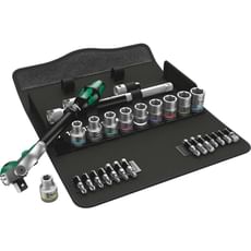 Wera 8100 SC6 Zyklop 29 Piece 1/2" Drive Socket and Bit Set Wera 8100 SC6 Zyklop 29 Piece 1/2" Drive Socket and Bit Set