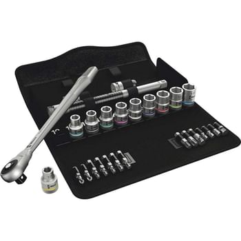 Wera 8100 SC7 Zyklop 28 Piece 1/2" Drive Socket and Bit Set