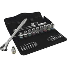 Wera 8100 SC7 Zyklop 28 Piece 1/2" Drive Socket and Bit Set Wera 8100 SC7 Zyklop 28 Piece 1/2" Drive Socket and Bit Set