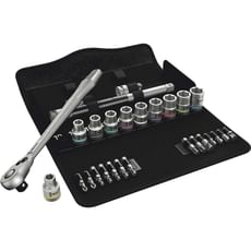 Wera 8100 SC8 Zyklop 28 Piece 1/2" Drive Socket and Bit Set Wera 8100 SC8 Zyklop 28 Piece 1/2" Drive Socket and Bit Set
