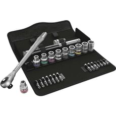 Wera Zyklop 28 Piece 1/2" Drive Socket Set Imperial Wera Zyklop 28 Piece 1/2" Drive Socket Set Imperial