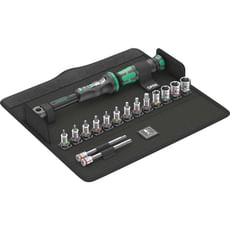 Wera 16 Piece 1/4" Bicycle Torque Wrench and Socket Set