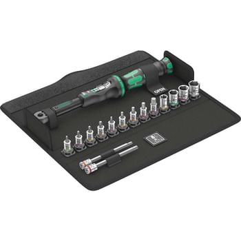 Wera 16 Piece 1/4" Bicycle Torque Wrench and Socket Set