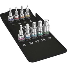 Wera Zyklop 8740 C HF 10 Piece 1/2" Drive Hex Bit Socket Set Wera Zyklop 8740 C HF 10 Piece 1/2" Drive Hex Bit Socket Set