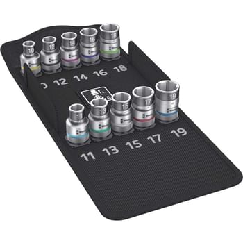 Wera 8790 HMC HF Zyklop 9 Piece 1/2" Drive Lock On Socket Set