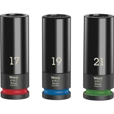 Wera Impaktor 3 Piece 1/2" Drive Hexagon Impact Wheel Socket Set Wera Impaktor 3 Piece 1/2" Drive Hexagon Impact Wheel Socket Set