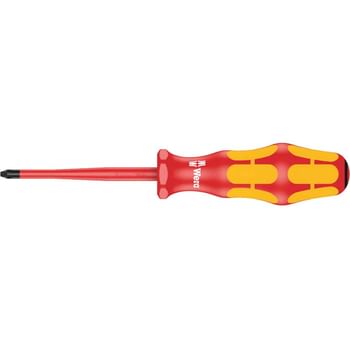 Wera Kraftform Plus 165IS VDE Insulated Slimline Pozi Screwdriver