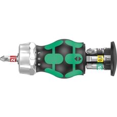 Wera 6 Piece RA2 Kraftform Kompakt Stubby Screwdriver Set