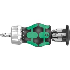 Wera 6 Piece RA3 Kraftform Kompakt Stubby Screwdriver Set