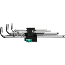Wera 9 Piece Chrome Plated Hex Plus Key Set Metric Wera 9 Piece Chrome Plated Hex Plus Key Set Metric