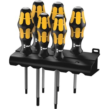Wera 6 Piece Kraftform Hammer Through Torx Screwdriver Set