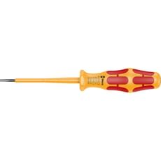 Wera 1060I Kraftform VDE Insulated Slotted Screwdriver Wera 1060I Kraftform VDE Insulated Slotted Screwdriver