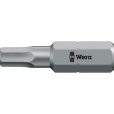 Wera 840/1 ZBO Hex Pinned Security Bit Extra Tough