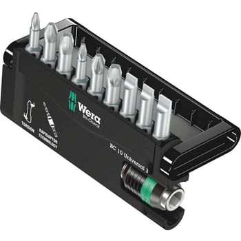 Wera 10 Piece Bit-Check Torsion Screwdriver Bit Set